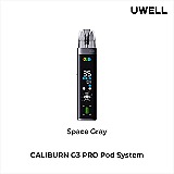 Вейп Uwell CALIBURN G3 PRO ( Серый ) Space-Gray