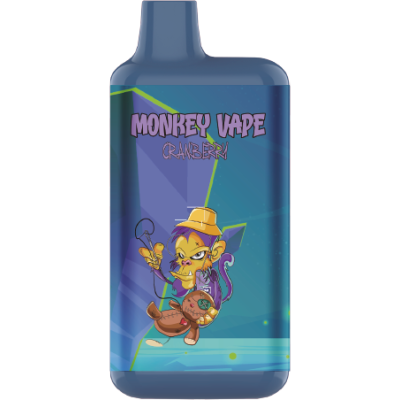 Одноразовый вейп Monkey Vape 5% (от 4200 - 8000 затяжек) АКЦИЯ "Cran B
