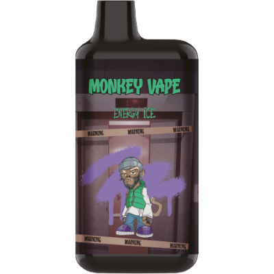 Одноразовый вейп Monkey Vape 5% (от 4200 - 8000 затяжек) "Energy ice" 