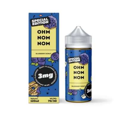 Жидкость Ohm Nom Nom Blueberry Donut 120 мл