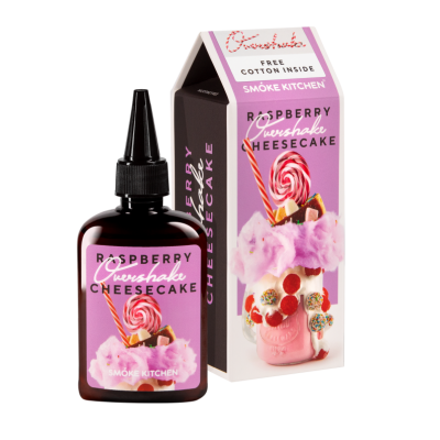 Жидкость Smoke Kitchen x The Milkman OVERSHAKE Raspberry Cheesec