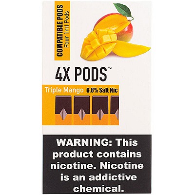 Комплект 4X PODS Triple Mango (6.8%)