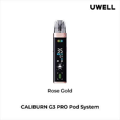 Вейп Uwell CALIBURN G3 PRO ( Розовый ) Rose-Gold