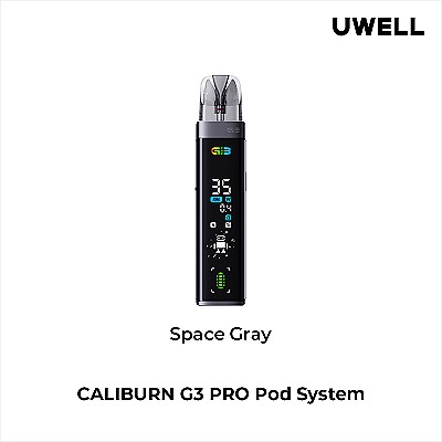 Вейп Uwell CALIBURN G3 PRO ( Серый ) Space-Gray