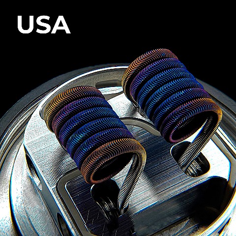 Спираль ручной работы LANSKOV Diesel Alien Full Ni (0.2 Ом на 2 койла) T - 6 (Премиум USA материалы) (уп/2 шт)
