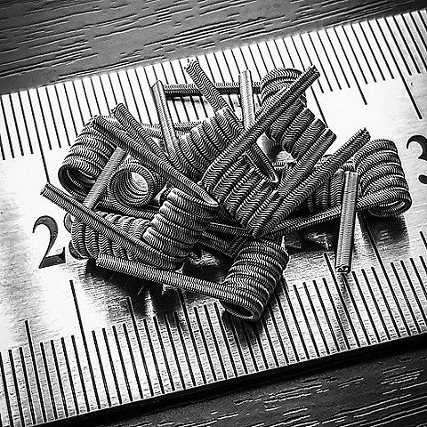 Спираль ручной работы Alien Fused Clapton
