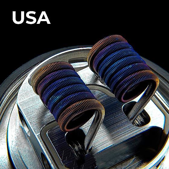 Спираль ручной работы LANSKOV Diesel Alien Full Ni (0.2 Ом на 2 койла) T - 6 (Премиум USA материалы) (уп/2 шт)
