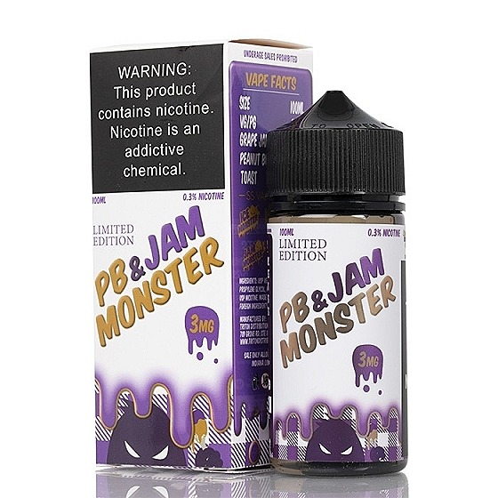 Жидкость Jam Monster 100 мл PB &amp; Jam Grape