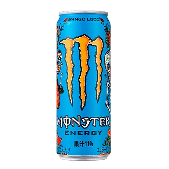 Напиток энергетический Monster Energy Манго локо 330 мл (Синий-оранжев