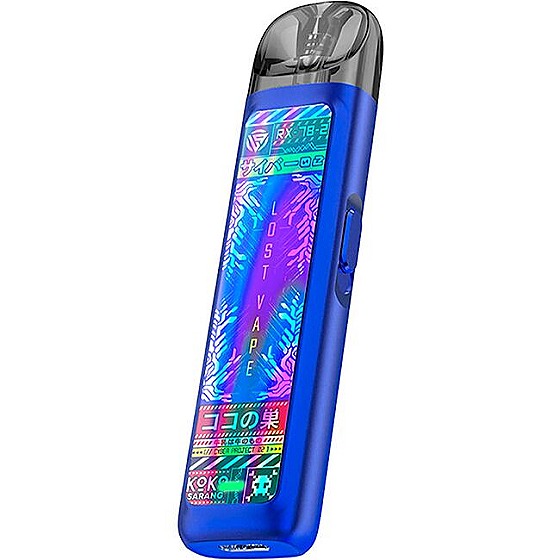 Вейп Lost Vape Ursa Nano ( Синий с рисунком ) ( Freedom Fighter )
