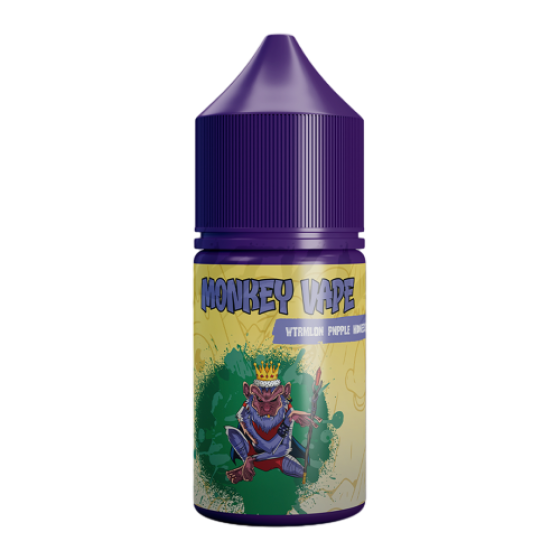 Жидкость для ЭСК Monkey Vape 25 мл №10 ⁠Wtrmlon Pnpple Mdness - Арбуз-