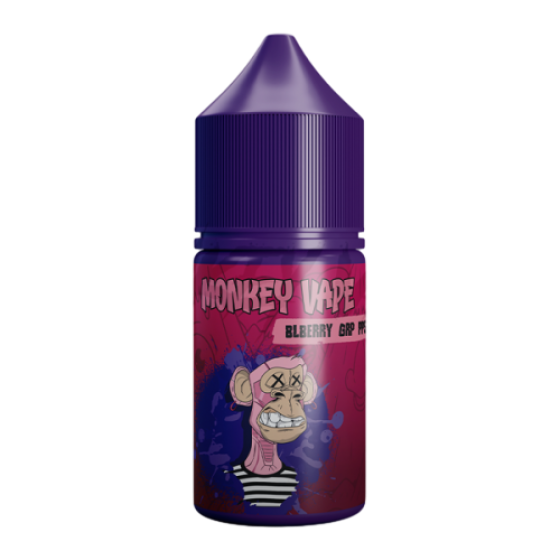 Жидкость для ЭСК Monkey Vape 25 мл №06 Blberry Grp Pps - Виноград черника леденцы (РБ)