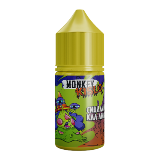 Жидкость для ЭСК Monkey Vape Kislo 25 мл (РБ) #11 Сицилийская Кла Лмн(