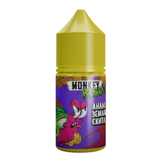Жидкость для ЭСК Monkey Vape Kislo 25 мл (РБ) #13 Кисл Ананс-Землян ск