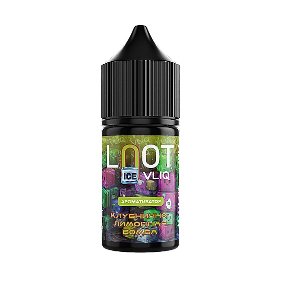 Смесь ароматизаторов forVLIQ Q Loot Ice 15 мл - Клубнично Лимонная Бомба