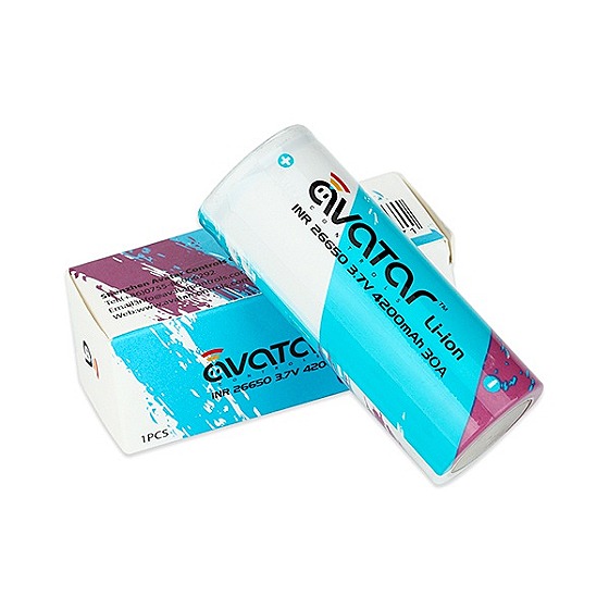 Аккумулятор Avatar INR 26650 4200 mAh