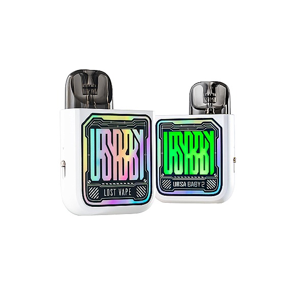 Вейп Lost Vape Ursa Baby 2 Pod ( Белый ) Tech White × Fancy Maze