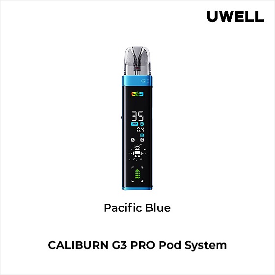 Вейп Uwell CALIBURN G3 PRO ( Синий ) Pacific-Blue